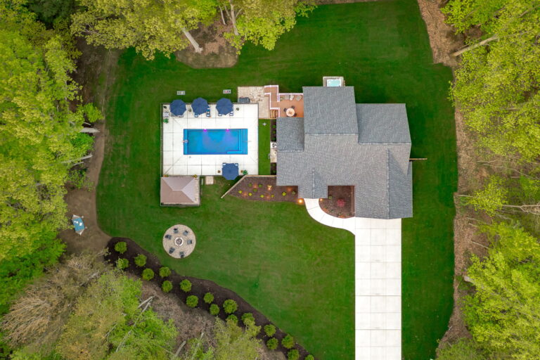 Woodland Retreat Aerial